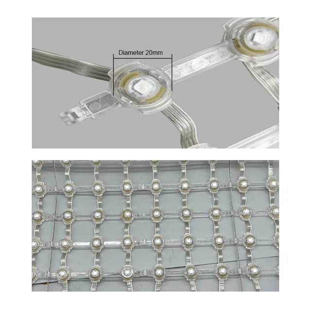 Manta de LED P50 e P31 Flexível Prova D´Água Externa 2x1m