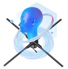 Holograma 3D 42-100cm Wi-Fi, Som Bluetooth, Controle Remoto, DIY
