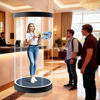 Holograma Humano Real 3D 170cm, Wi-Fi, Som Via Bluetooth