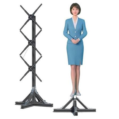 Holograma Humano Real 3D 170cm, Wi-Fi, Som Via Bluetooth