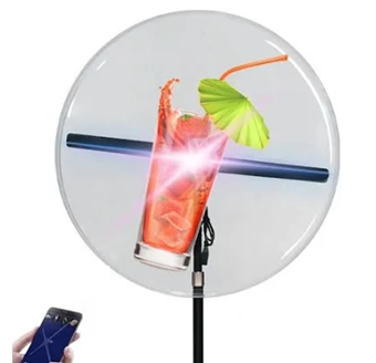 Holograma Ventilador 3D 42cm com Wi-Fi