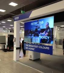 Película Projeção Holográfica Publicidade em Vitrines - 50x150cm