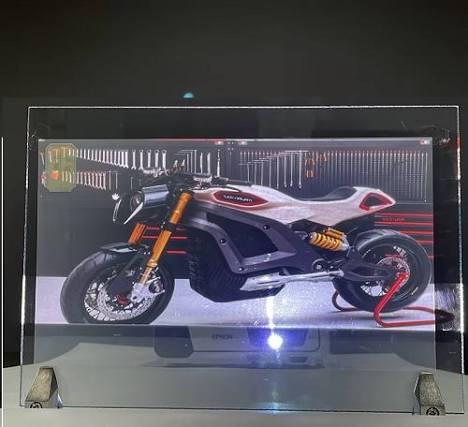 Película Projeção Holográfica Publicidade em Vitrines - 50x150cm
