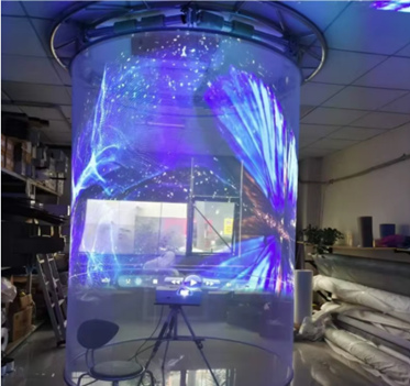 Tecido Projeção Holográfica 3D